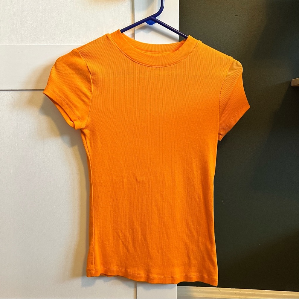 A New Day Vibrant Orange Short Sleeve T-Shirt